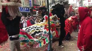 Angle B of Chinatown Community Young Lions (CCYL) Lion Dance and Firecrackers FINALE on CNY2024 