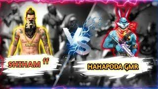 SHIHAM FF VS HAHAPODA GAMER // EVER IN FREE FIRE // BEST 1 VS 1 CLASH BATTEL