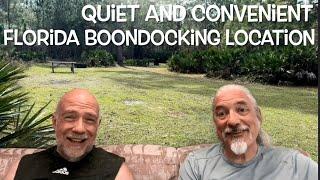 Quietest Florida RV Camping Boondocking Location