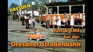 Straßenbahn Dresden - Jan & Tini bei der Dresdner Straßenbahn