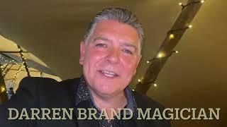 Darren Brand Magician entertaining at the Tipis in Riley Green, Preston.