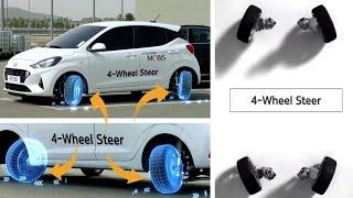 4 Wheel Steering Developed By Hyundai