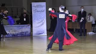 Foxtrot | Parfenov Anton - Kudryavtseva Tatiana | Amateur Ballroom | Snegopad 2020