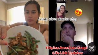 Filipina American Couple LDR Updates | Morning routine,Home cooking |Living alone diaries vlog 