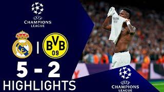 Real Madrid contre Borussia Dortmund 5-2 Résumé | Ligue des champions de l'UEFA 2024