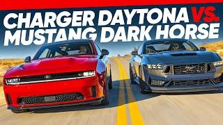 2024 Dodge Charger Daytona Scat Pack vs Ford Mustang Dark Horse: The State of The Muscle Car