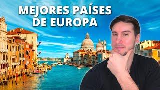 MEJORES PAÍSES de EUROPA para vivir 