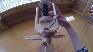 Lendrum Spinning Wheel review - anatomy of a spinning wheel