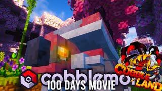 I Spent 100 DAYS playing MULTIPLAYER COBBLEMON for the FIRST TIME! It was FANTASTIC! (Cobbleland)