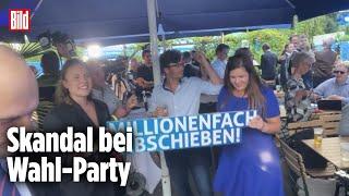 Wahlen in Brandenburg: AfD feiert mit Abschiebesong