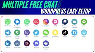 How to setup Free Chaty WordPress Chat Plugin | Live Chat | WhatsApp Viber Messenger SMS