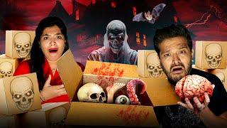 We Opened a HAUNTED MYSTERY BOX & found this *BANNED PRODUCTS*