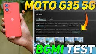 MOTO G35 5G BGMI TEST | MOTO G35 5G GAMING TEST | UNISOC T760 PROCESSOR 