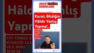 Aman Dikkat TYT'de Hata Yapma!