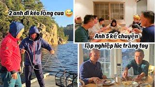 Huyền nấu bữa cơm gia đình với cá câu được ngoài biển , cả nhà vét sạch không còn hột cơm