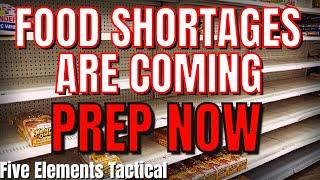 FOOD SHORTAGES ARE COMING - WINTER 2022 - EMPTY SHELVES ARE HERE -  PREPPER PANTRY