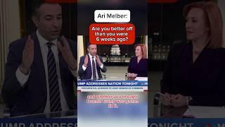 Ari Melber: 'Are you better off than you were six weeks ago?'