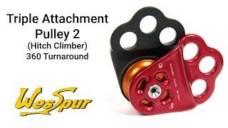 DMM Triple Attachment Pulley 2 (Hitch Climber) 360 degree turnaround