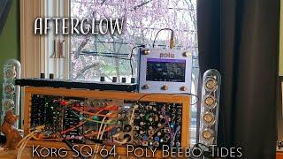 Afterglow - generative ambient eurorack modular piece no. 76 - Korg SQ-64, Poly Beebo, Tides