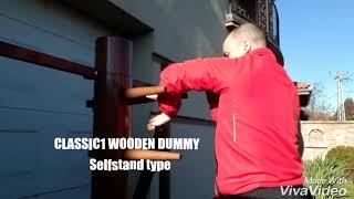 Wooden Dummy Classic1 selfstand