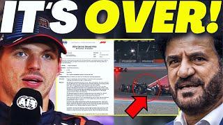 HUGE PENALTY For Verstappen After FIA'S EXPOSES New Evidence GOT LEAKED SHOCKING DECISION QATAR GP!