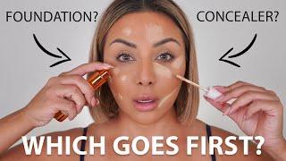 CONCEALER BEFORE OR AFTER FOUNDATION? | NINA UBHI