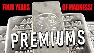 How SILVER and GOLD PREMIUMS have changed in just 4 YEARS!  What should you buy NOW?