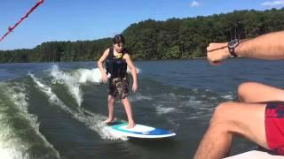 Awesome day on Lake Oconee boarding and surfing with friends.  #LiveLakeOconee.com