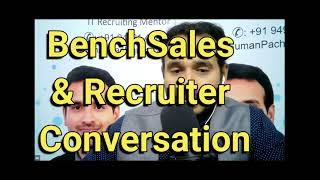 BenchSales Recruiter | Mock Call Training | Negotiating Rate | Suman Pachigulla | Conversation