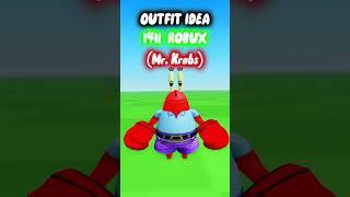 Making Roblox Mr. Krabs Outfit Idea  #roblox