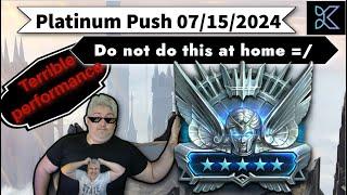 RAID: Shadow Legends - Platinum Push 07/15/2024 - Do not do this at home [BAD PERFORMANCE]