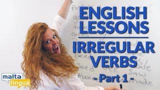 Irregular Verbs Part 1 - Free English Grammar Lesson A2-B1 (Pre-Intermediate)