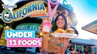 TASTY Disney California Adventure Food Under 12 Dollars! Disneyland On a Budget 2022