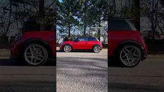 Mini F66 JCW get Porsche Gold MW1 wheels #motech #f66 #mini #minijcw #minijcw #minilife