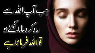 Jab Aap Allah Se Roo Kar Dua Mangte Ho to ALLAH Farmata Hai | Best Islamic Life Changing Video