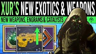 Destiny 2: XUR'S JUICY CATALYSTS & NEW WEAPONS! Exotic Class Items, Loot, Engrams, Armor (13th Sept)