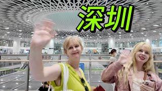 外国父母第一次到了高科技的深圳 Foreign parents come to high-tech Shenzhen for the first time