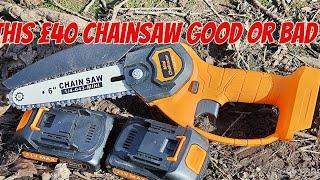 6 inch Mini chainsaw review from Amazon