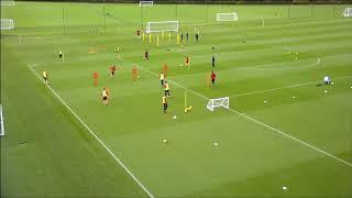 Middlesbrough F.C. - passing drill with through ball