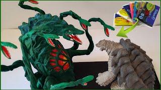 GAMERA VS BIOLLANTE WITH CLAY/PLASTILINA.