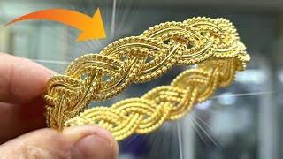 An Indian millionaire's braided bracelet worth 250 thousand pounds.