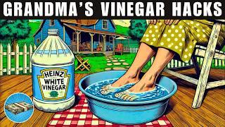 Grandma's 42 Vinegar Hacks that will BLOW YOUR MIND & MAKE LIFE EASIER!!!