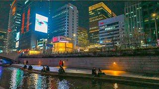 [4K HDR] Night Walk in Seoul Jongno District and City Hall - Korea Walking Tour 서울 밤산책 종로 광화문과 시청 걷기