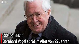 CDU-Politiker Bernhard Vogel stirbt im Alter von 92 Jahren #germany | SH News German