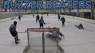 BUZZER BEATERS... *MIC’D UP* Go Pro Hockey Goalie