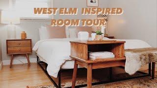 MID CENTURY MODERN ROOM TOUR *WEST ELM INSPIRED* | Tanner Kerns