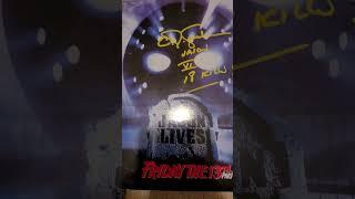 Look at my signed Friday the 13th Jason figures from @neca