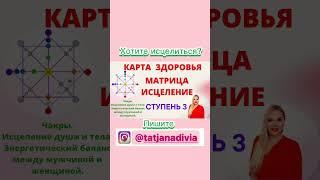 Исцеление. Карта здоровья. Матрица Судьбы. Консультация, коучинг и обучение. Татьяна Дивия. Здоровье