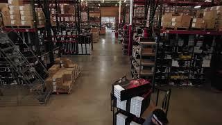 Inside Enginetech Warehouse