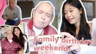 [ENG] 나의 스윗한 미국 가족들과 함께하는 주말 ️ | 장염걸린날 | 셀프 헤어컷 ‍️ | Weekend with my granddaddy in law !
